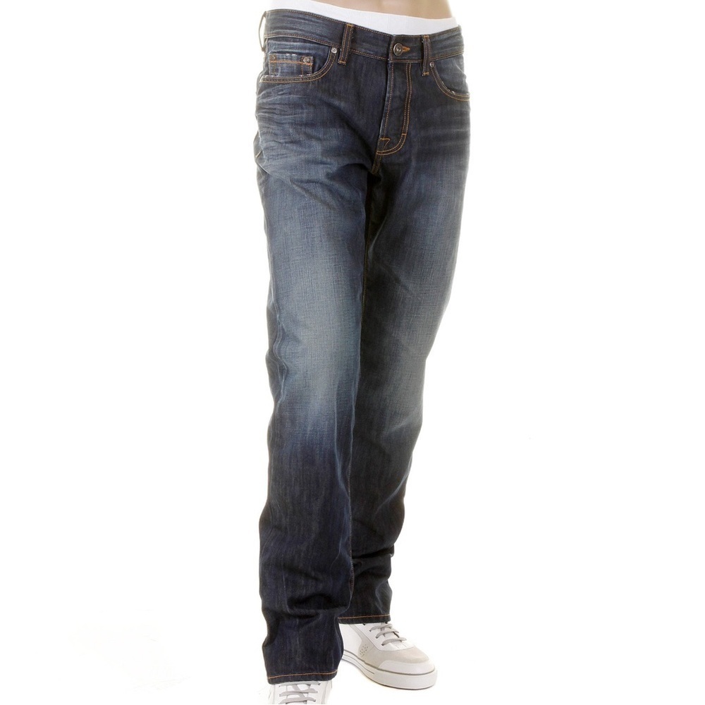 Hugo Boss Wide Leg Buttonfly Jeans